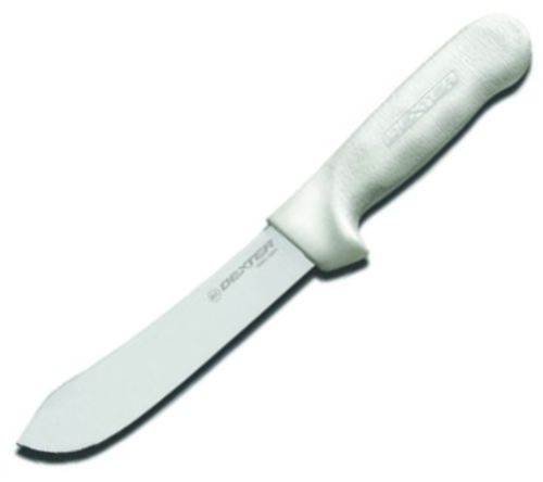 Dexter Butcher Knife (S112-8) 8.0 DEXSTEEL Plain Blade, White Sani-Safe Handle