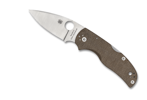 Spyderco Native 5 Brown Micarta C41MPCW5