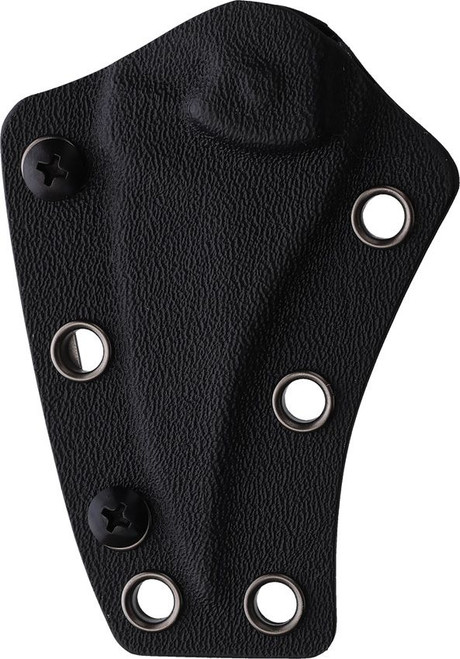 Mantis Sabot II Fixed Blade (MAN8318) 2.5" M390 Black Trailing Point Plain Blade, Carbon Fiber Handle, Full Tang, Finger Ring, Black Kydex Sheath