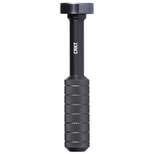 CRKT Big Boy Driver 9915 black textured aluminum bit driver with ball-bearing spinner and 4mm micro bit adapter.