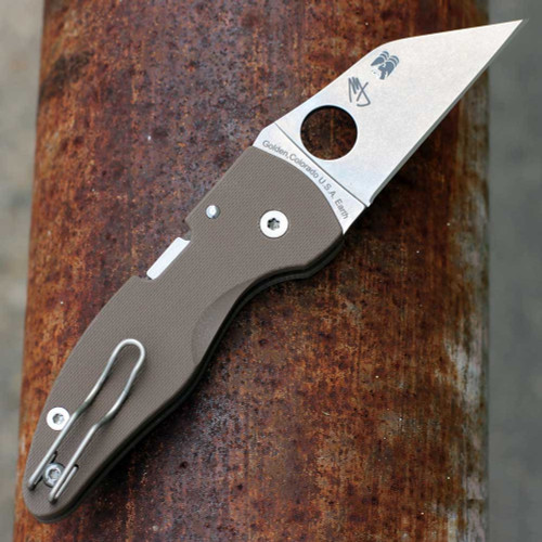 CPM 15V Satin Wharncliffe Plain Blade