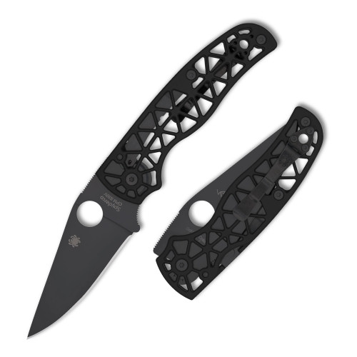 Spyderco Edgerati Black C266BKALBKP Open