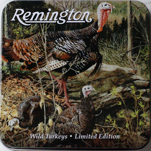 Remington Wild Turkey Knife and Tin Collector Set, R15687