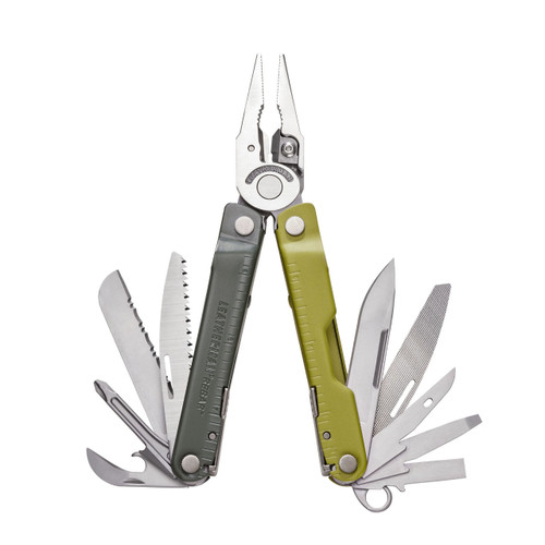 Leatherman Rebar (833314) Mossy Slate Handles, Moss Nylon Sheath - 17 Tools