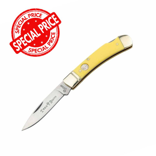 Boker Tree Brand Traditional Series 2.0 Gentleman's Lockback Yellow Delrin -110818