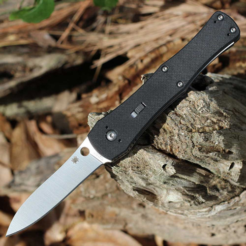 CPM S30V Satin Plain Spear Point Blade