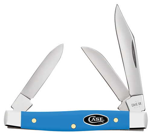 Case Small Stockman 68904 Smooth Light Blue Synthetic (4333 SS)