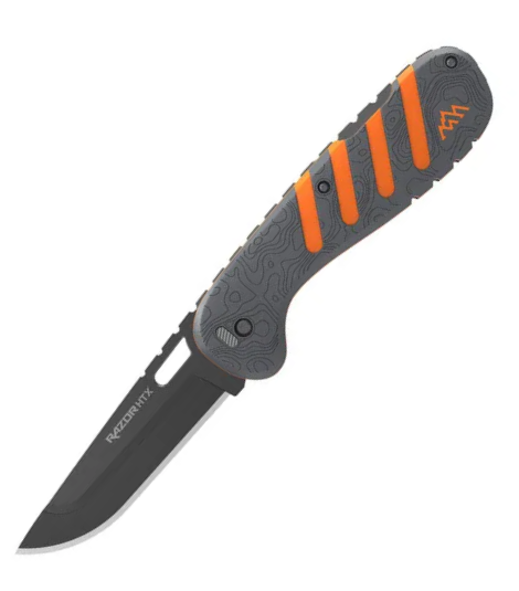 Outdoor Edge 2.5 Inch Black Drop Point Replacement Blades – 6 Pack For Razor Lite