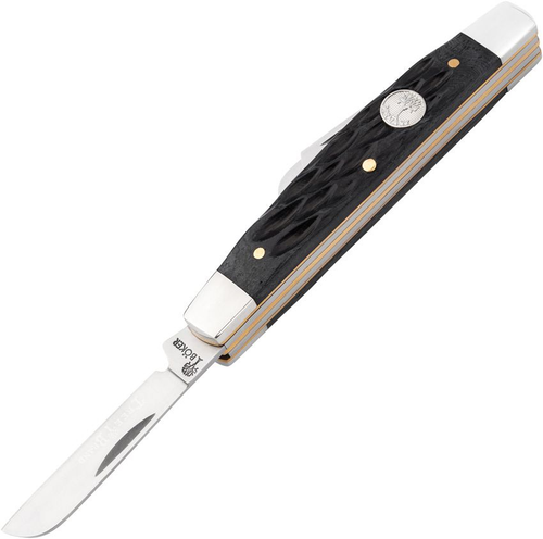 Boker Tree Brand TS 2.0 Congress Black Jigged Bone(2.33" D2) 110867