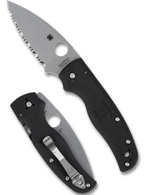 Spyderco Shaman Lightweight C229SBK Serrated