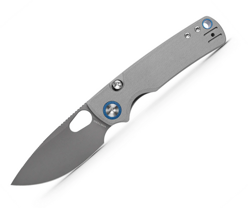 Vosteed Porcupine - Grey G10, Top Linerlock (2.99" 14C28N) A2607