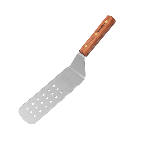 Dexter Traditional Perforated Turner Wood  (8x3" Stainless  Steel) PS8698-PCP