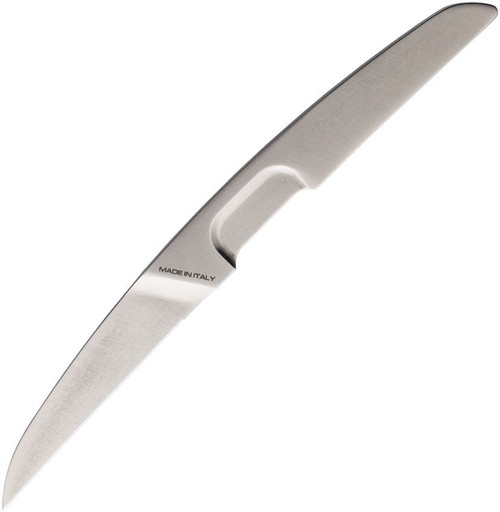 Extrema Ratio Silver Talon (EX0430SAT24) 3.38" Bohler N690 Satin Wharncliffe (Slight Hook) Plain Blade, Bohler N690 Handle, Continuous Full Tang Construction