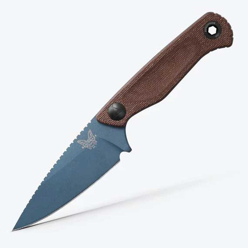 Benchmade Dacian 203BT-03 brown micarta handle fixed blade