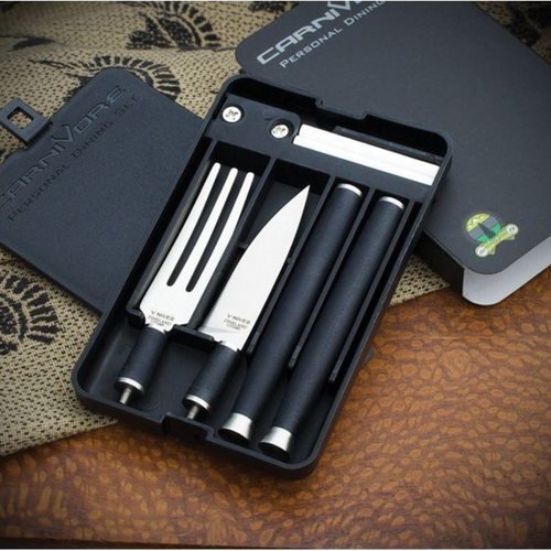 Spartan Blades Carnivore Personal Dining Set Blk G-10 (VG-10) SBPCDS1