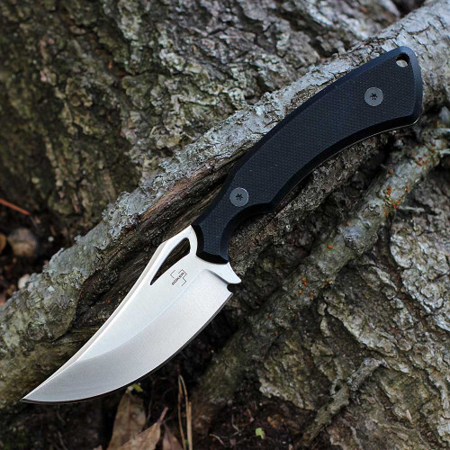 Boker Plus Tavros 2.76 inch D2 Persian satin blade front view
