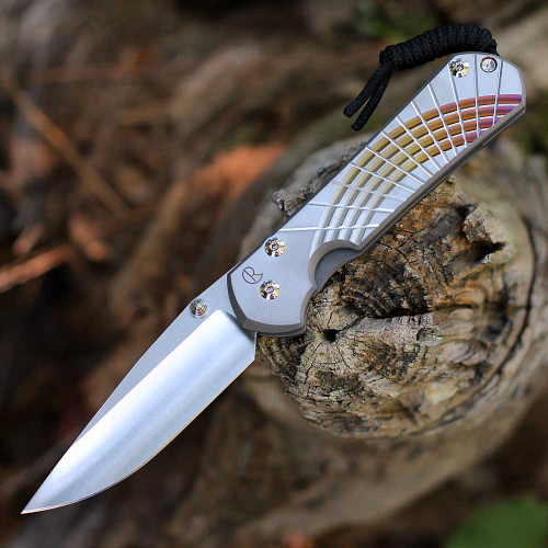 Chris Reeve Sebenza 31 Ceramic Ball Interface drop point knife front view