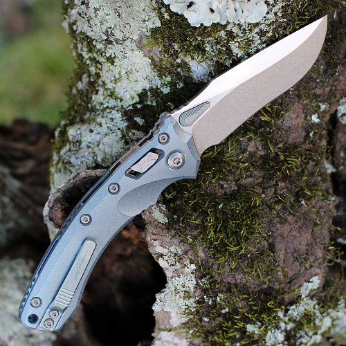 Microtech Stitch Ram-Lok Marfione Select Ice Blue TI M390MK