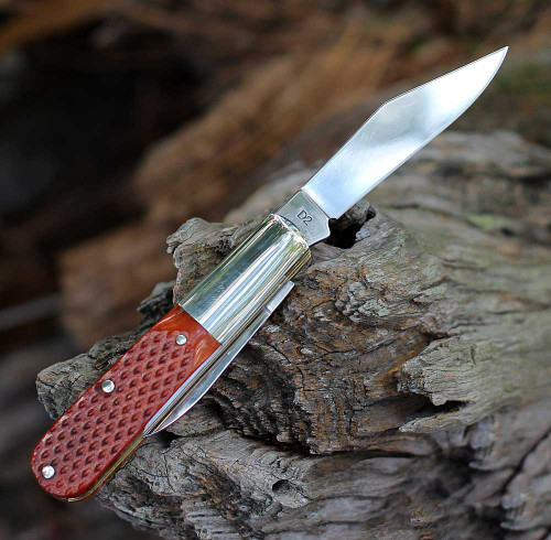 Classic Boker Barlow pocket knife with D2 steel blade and slipjoint lock