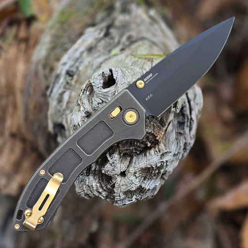 Benchmade Narrows limited edition 100 pcs, bronze titanium with gold hardware