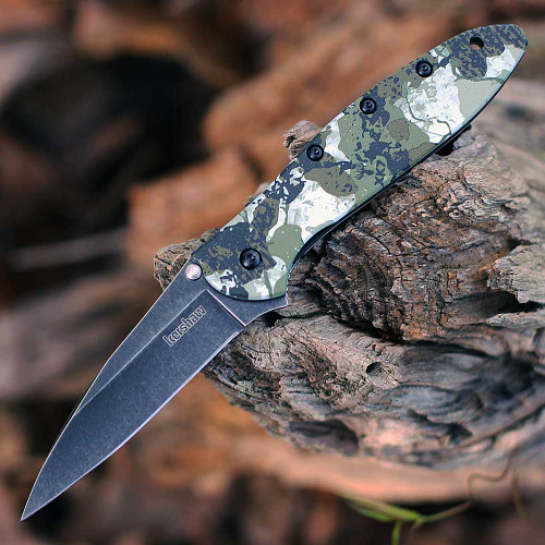 Kershaw Leek King’s Camo assisted opening pocket knife
