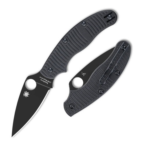 Spyderco UK Penknife Salt Black C94GMCBKP