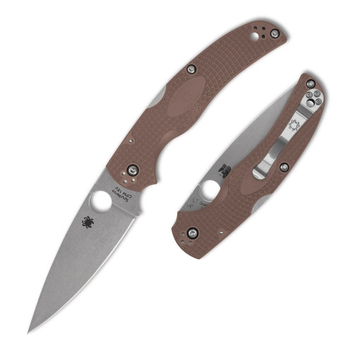 Spyderco Lil' Native LW 15V Sprint Run Shawn Houston Brown FRN