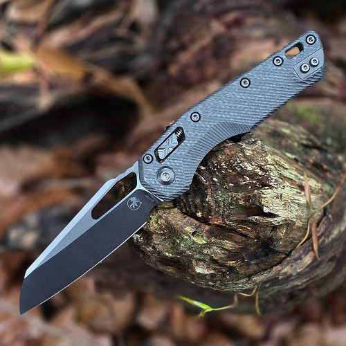 Microtech MSI Signature Series Fluted CF DLC 3.88" 210-1 DLCTFLCFS