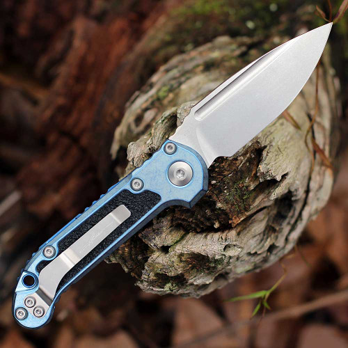 Microtech Knives LUDT Gen III Marfione Select Ice Blue