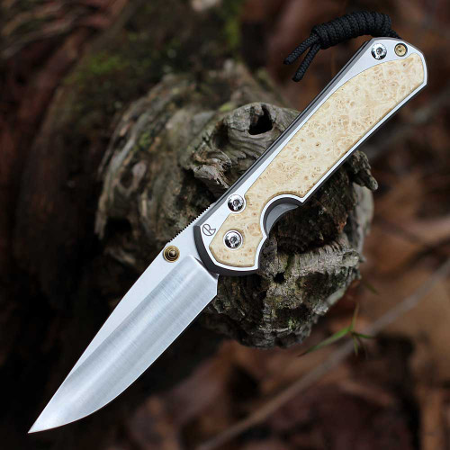 Chris Reeve Large Sebenza 31 Box Elder Gold