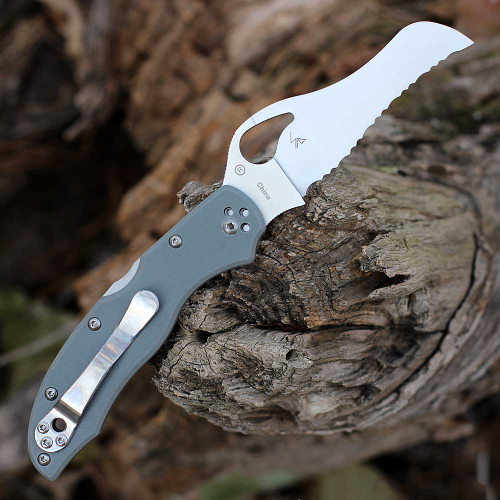 Sal Glesser designed Byrd Gooney BY24GSGY folder open view