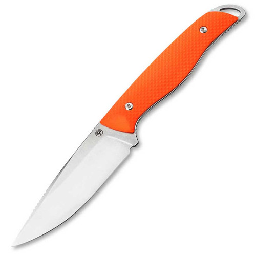 Boker USA Backcountry 02BU0001 MagnaCut fixed blade with Orange G10 handle