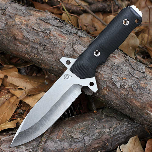 Medford AIO-2 Black G10 (6.0" CPM 3V Drop Point) Kydex Sheath