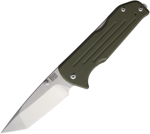 Medford Bourbon green G-10 handle