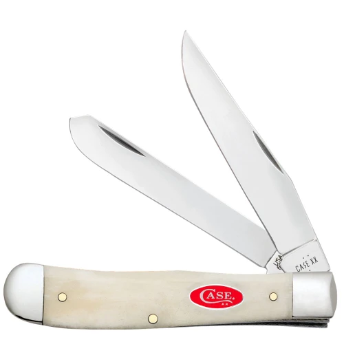 Case Trapper 6254 SS natural smooth bone handle