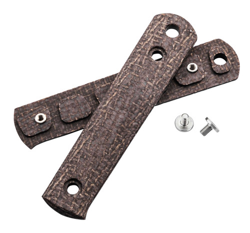 Boker BFF Packlite Handle Scales 190686 Jute Micarta Bison Smooth