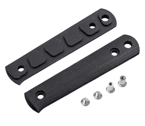 Removable Black Canvas Micarta scales with screw set for Boker BFF Packlite