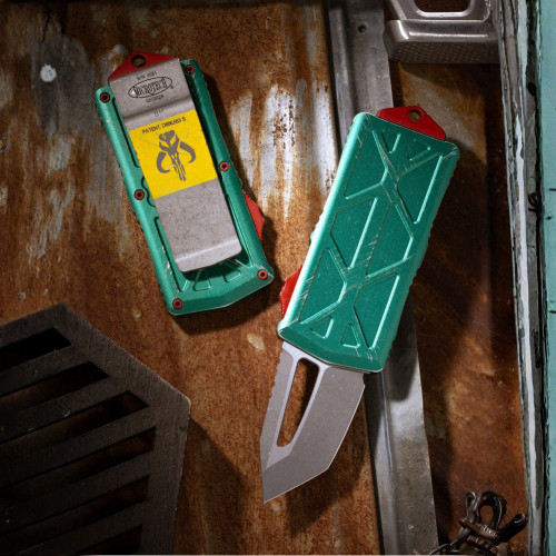 Microtech Exocet Bounty Hunter OTF automatic knife 158-10BH