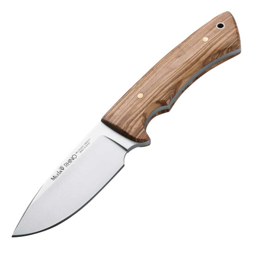 Muela Rhino Olive 02MU033 4.09" 4116 stainless fixed blade with olive wood handle
