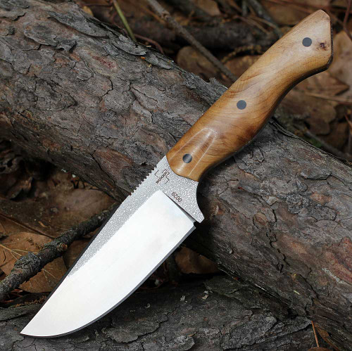 Boker Plus Overnighter 02BP0025 4.57" D2 clippoint with burl wood handle