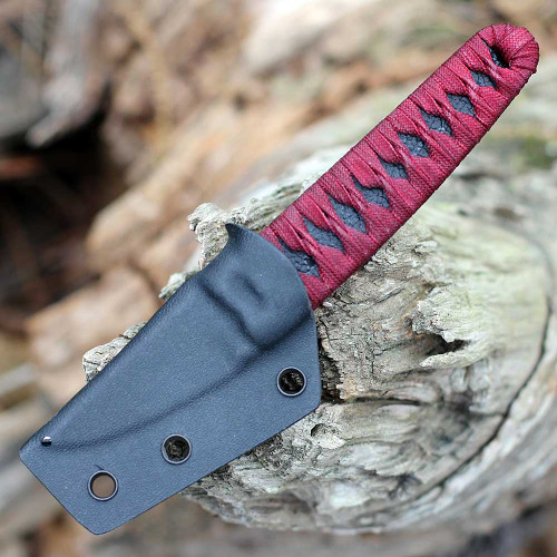 Boker Plus Kissaki fixed blade with fitted Kydex sheath and belt clip