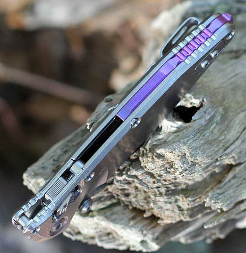Microtech Marfione SOCOM Elite RAM-LOK Titanium Purple Acc  (4.0" M390MK) 160RLS-10SMS4