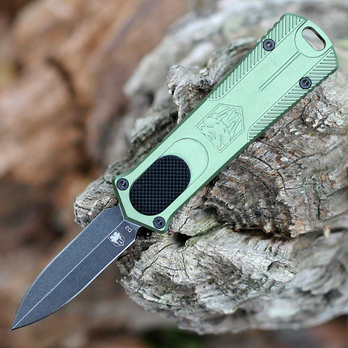 CobraTec OTF 952 Gen II Dagger OD Green Aluminum (2.0" D2 Dag) 952GEN2ODGDAGNS