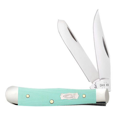 Case Tiny Trapper Seafoam Green G-10 (102154 SS) 18110