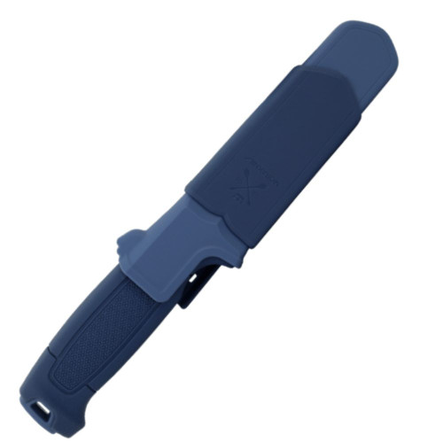 Side profile of Mora Amberg knife in sheath