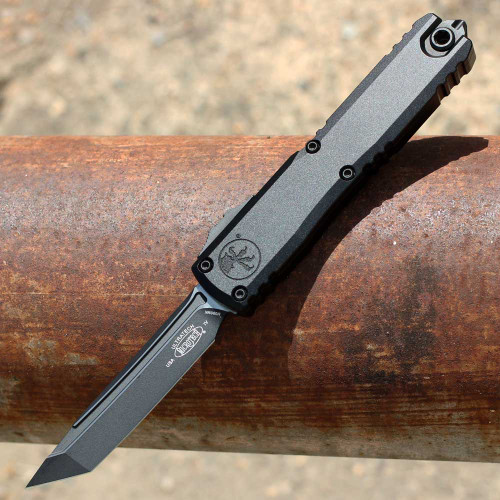 Microtech Ultratech T/E Gen IV Tactical Standard Black Aluminum (5" Tanto 2-Tone M390MK) 11234-1T