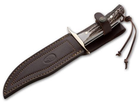 Muela Bowie Classic 02MU014 Full Tang Bowie Knife with Leather Belt Sheath
