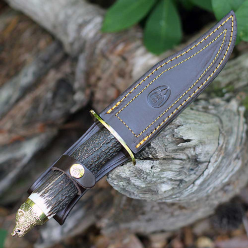 Muela Wildboar 02MU092 6.35 Inch 4116 Stainless Trophy Series Bowie Fixed Blade Right Side View