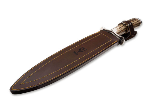 Muela Stag 02MU030 with Leather Sheath Fixed Blade Hunting Knife
