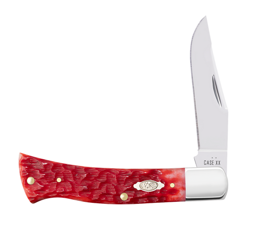 Case Axe Handle 31942 peach seed jig dark red bone carbon steel slip joint knife 2026 Bill Ruple USA made